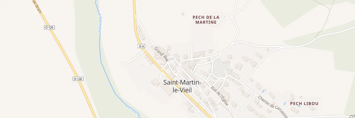 Plan du 9 Côte Pavée à Saint-Martin-le-Vieil