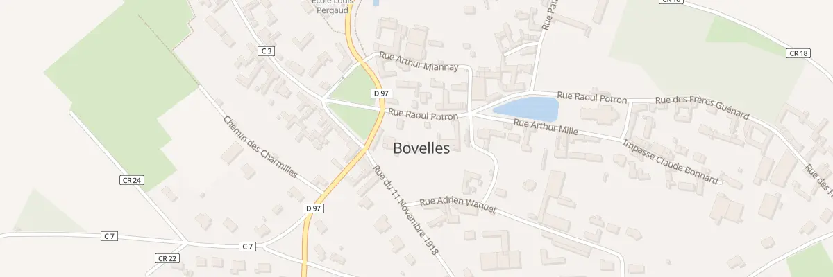 Plan du 3 Rue Raoul Potron à Bovelles