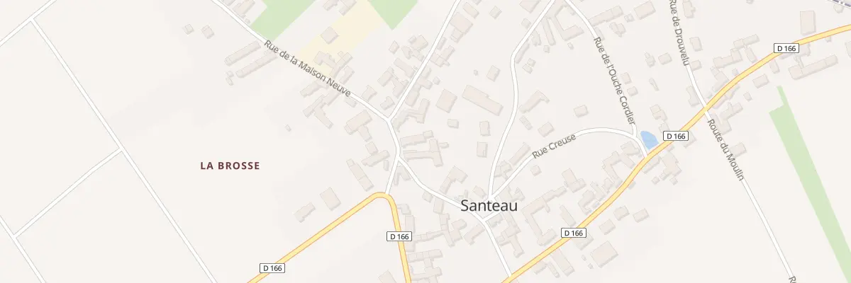 Plan du 2 Car de la Croix à Santeau