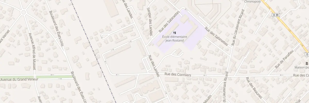 Plan du 158 Rue des Landes à Chatou