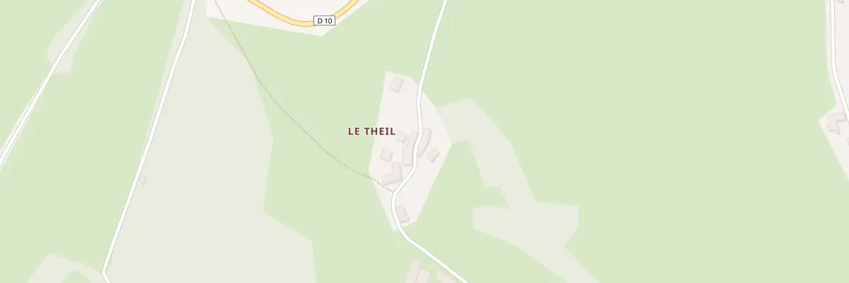 Plan du 2 Le Theil à Saint-Quentin-la-Chabanne