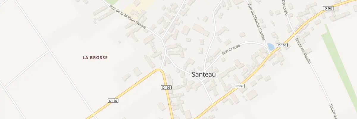 Plan du 1 Car de la Croix à Santeau