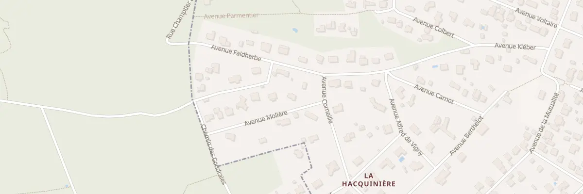Plan du 2 Av Molière à Bures-sur-Yvette