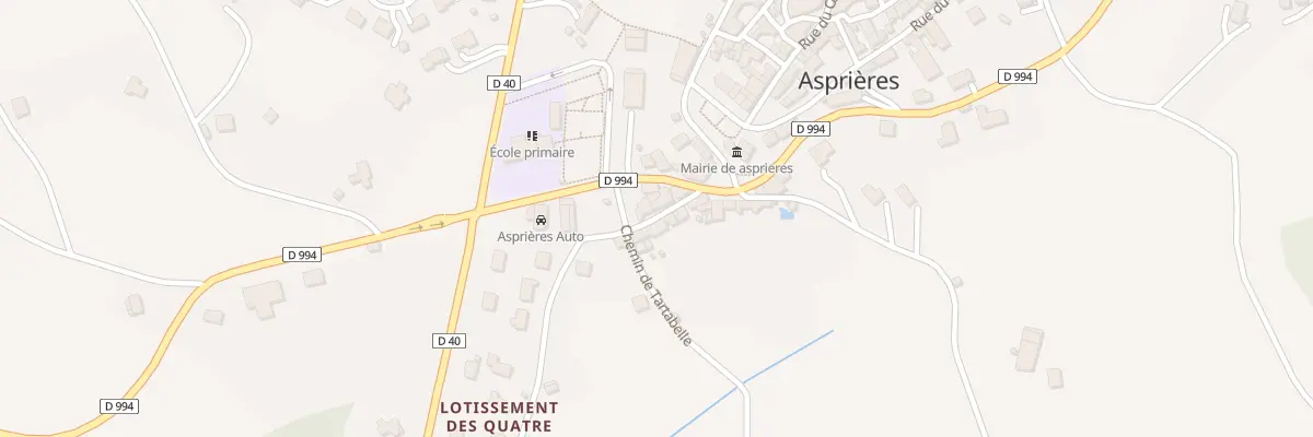 Plan du 5083 Rue du Faubourg Bas à Asprières