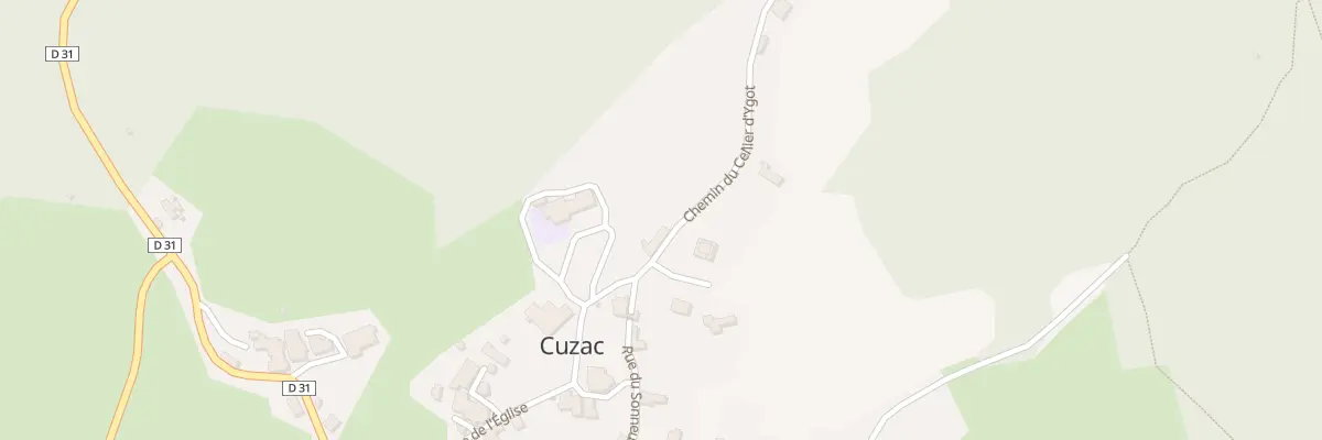 Plan du 45 Chem du CELLIER d’YGOT à Cuzac