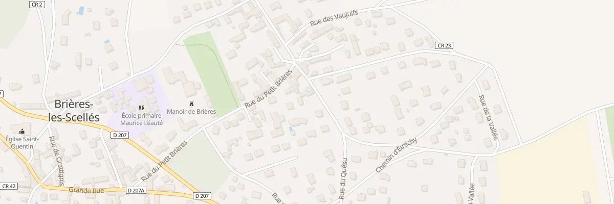 Plan du 20 Rue du Quésu à Brières-les-Scellés