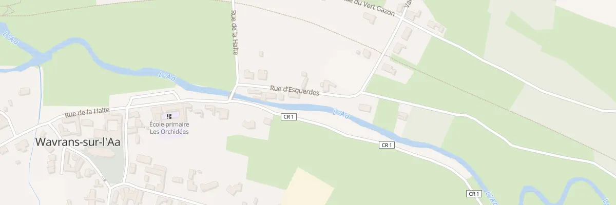 Plan du 8 Rue d’Esquerdes à Wavrans-sur-l’Aa