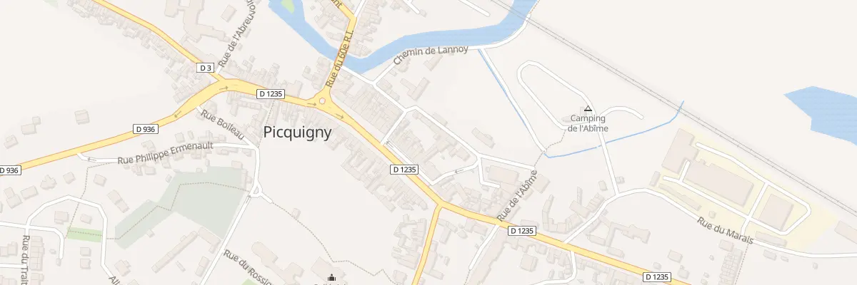 Plan du 51 Pl du Général de Gaulle à Picquigny
