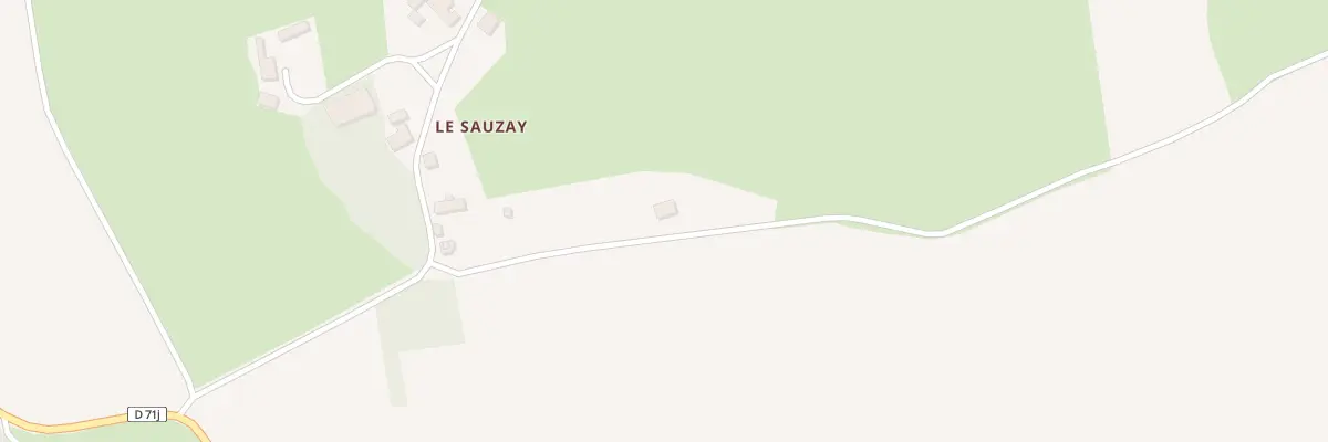 Plan du 5258 Les Charbonnieres à Vijon
