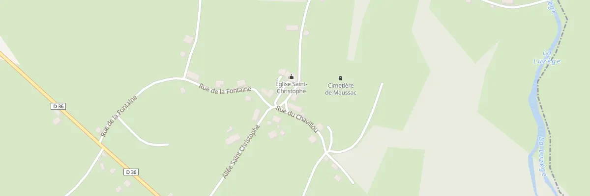 Plan du 4 Pl de l’Eglise à Maussac