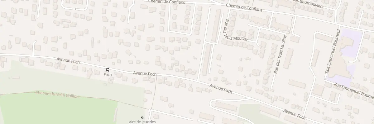 Plan du 50B Av Foch à Herblay-sur-Seine
