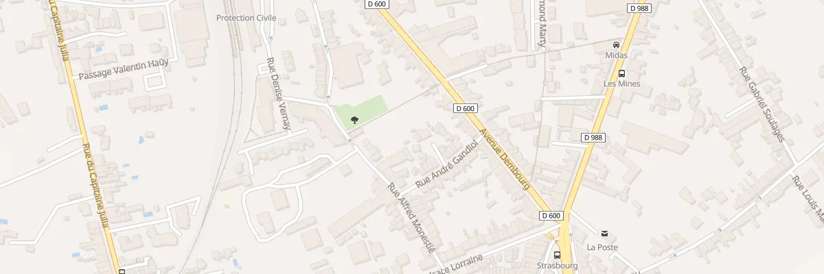 Plan du 20 Rue André Gandiol à Albi
