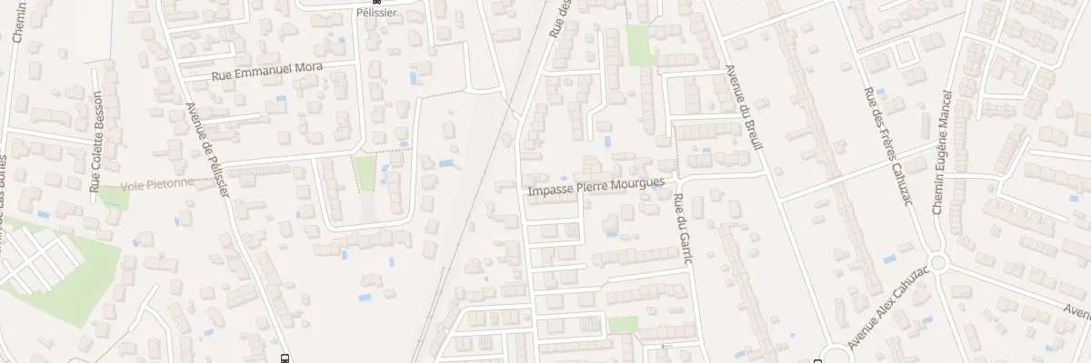 Plan du 70 Rue Pierre Mourgues à Albi