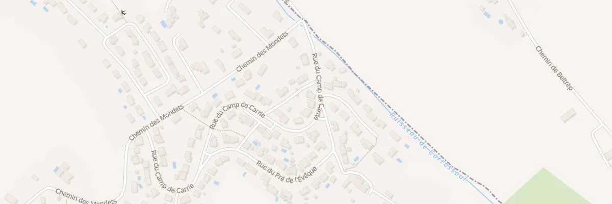 Plan du 10 Rue du Camp de Carrié à Saliès