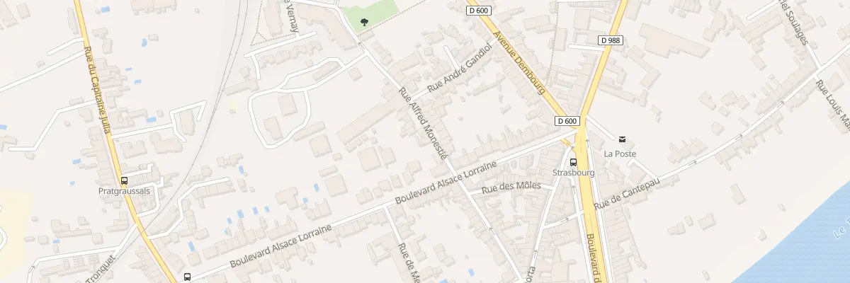 Plan du 5 Rue Alfred Monestié à Albi