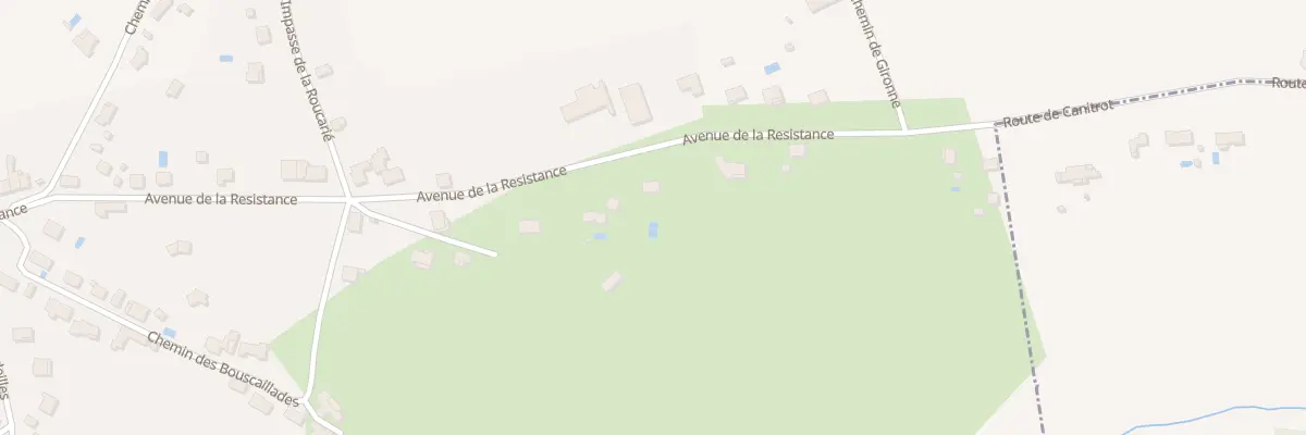 Plan du 40 Av de la Résistance à Monestiés