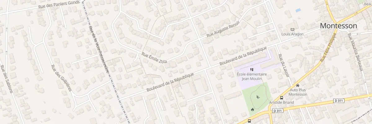 Plan du 3 Rue Émile Zola à Montesson
