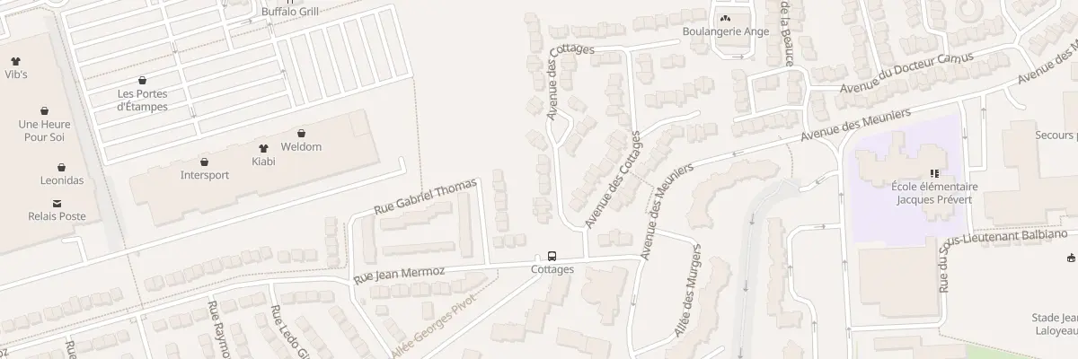 Plan du 66 Av des Cottages à Étampes