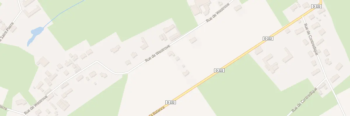 Plan du 6878 Rue de Westrove à Éperlecques