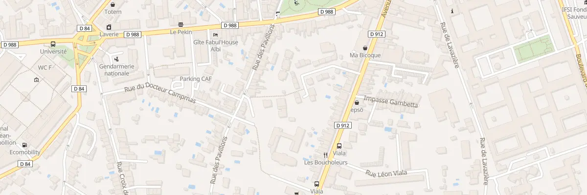 Plan du 15 Rue Cambard à Albi
