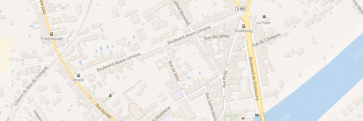 Plan du 14 Rue de Metz à Albi