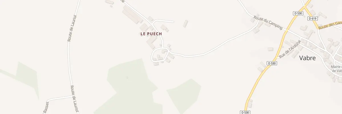 Plan du 5049 Le Puech Vabre-Tizac au Bas Ségala