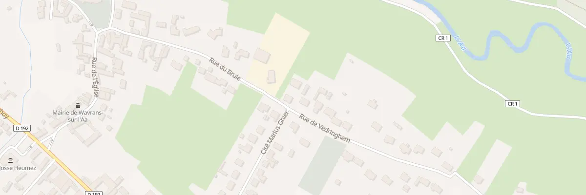 Plan du 21 Rue du Brûle à Wavrans-sur-l’Aa