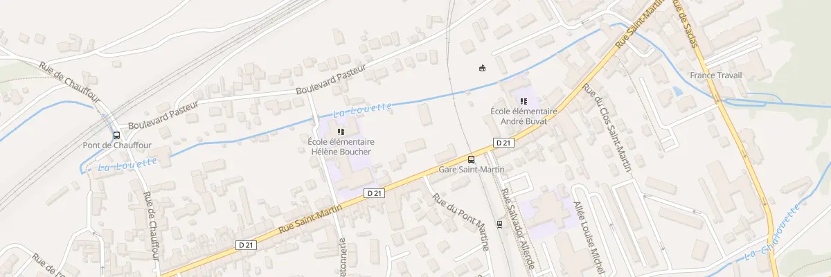 Plan du 28 Rue Saint-Martin à Étampes