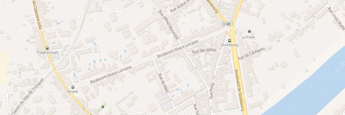 Plan du 37 Bd Alsace Lorraine à Albi