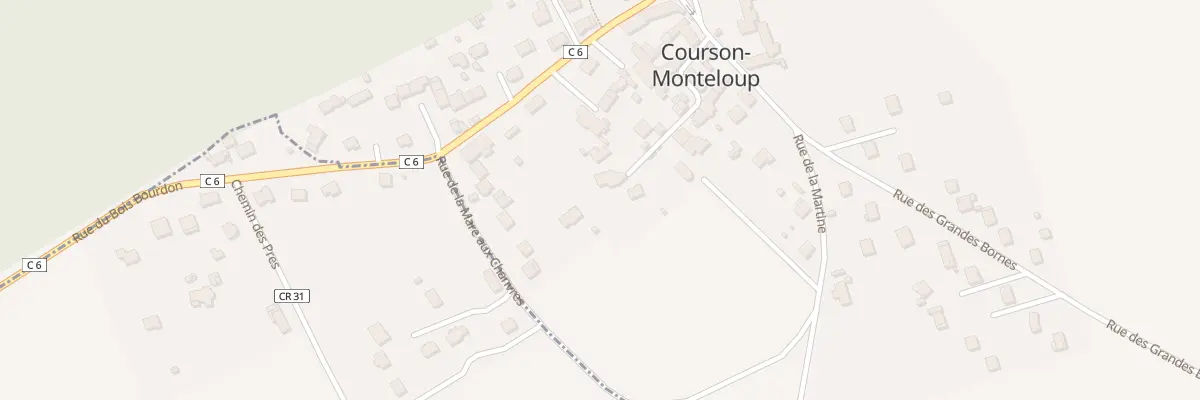 Plan du 13 Rue du Pressoir à Courson-Monteloup