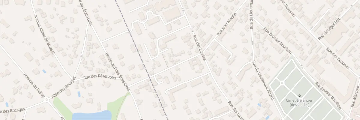 Plan du 21 Rue Gabriel Fauré à Chatou