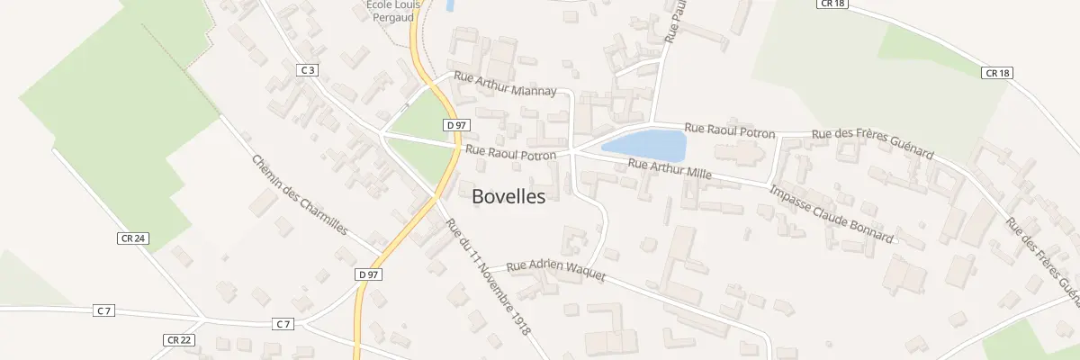 Plan du 5 Rue Raoul Potron à Bovelles