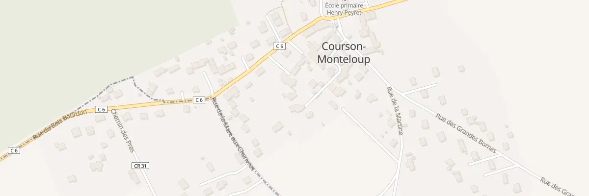 Plan du 8 Rue du Pressoir à Courson-Monteloup