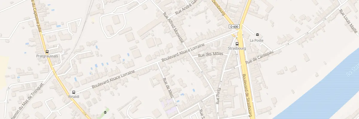 Plan du 35 Bd Alsace Lorraine à Albi