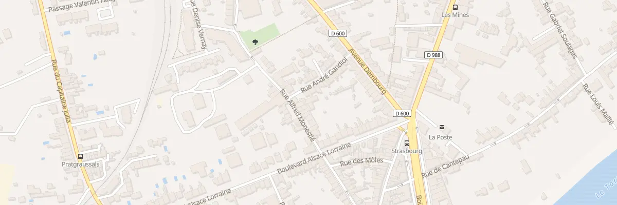 Plan du 22 Rue Alfred Monestié à Albi