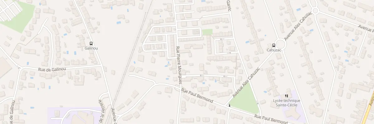 Plan du 44 Rue Pierre Mourgues à Albi