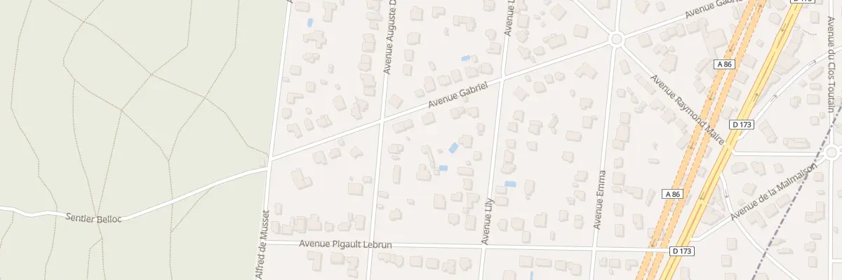 Plan du 43 Av Gabriel à La Celle-Saint-Cloud