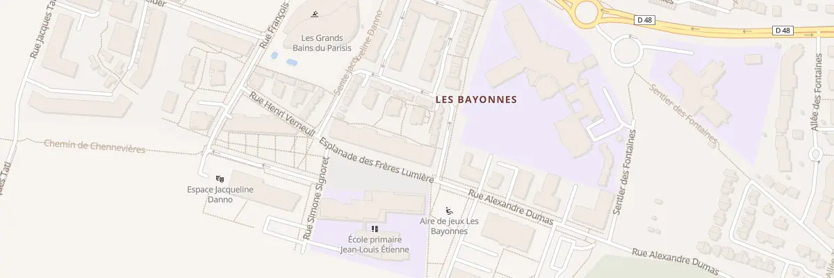 Plan du 4 Esp Les Freres Lumiere à Herblay-sur-Seine