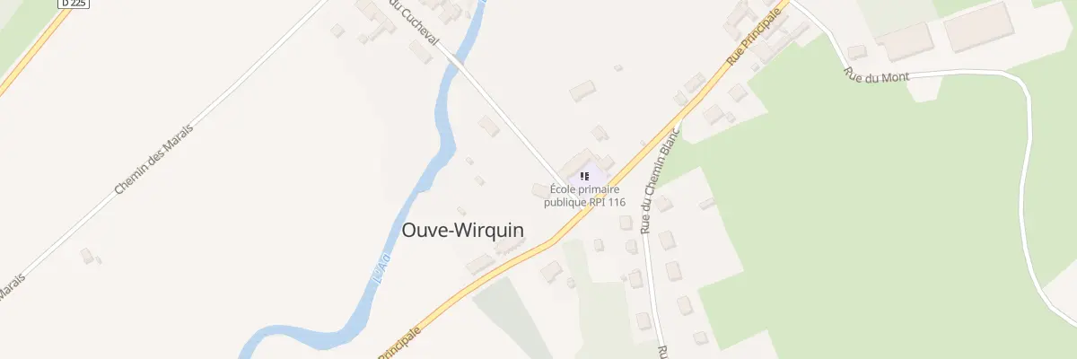 Plan du 2 Rue du Cucheval à Ouve-Wirquin