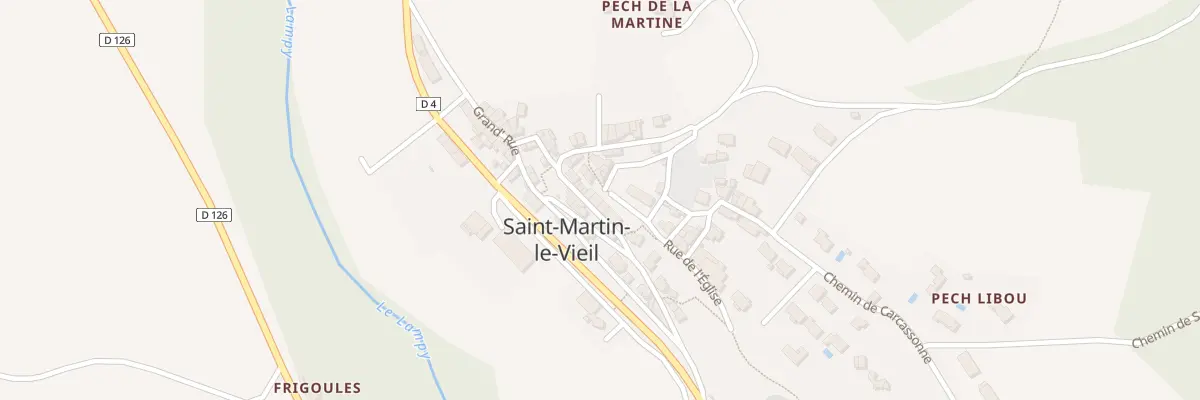 Plan du 23 Rue du Château Fort à Saint-Martin-le-Vieil
