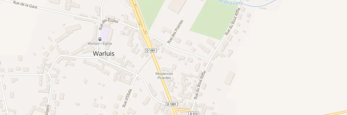 Plan du 4 Rue des Prairies à Warluis