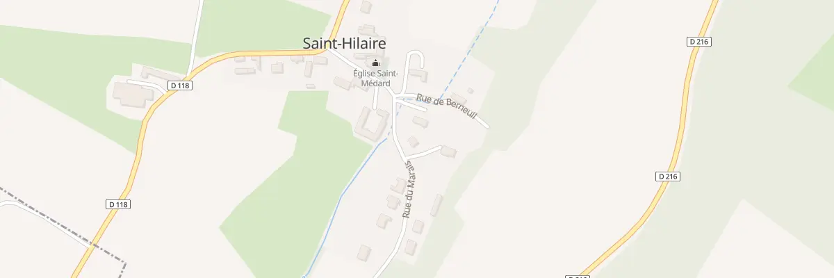 Plan du 3B Rue du Marais à Lanches-Saint-Hilaire