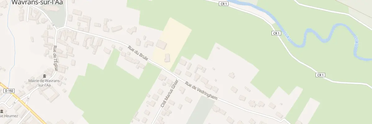 Plan du 19B Rue du Brûle à Wavrans-sur-l’Aa