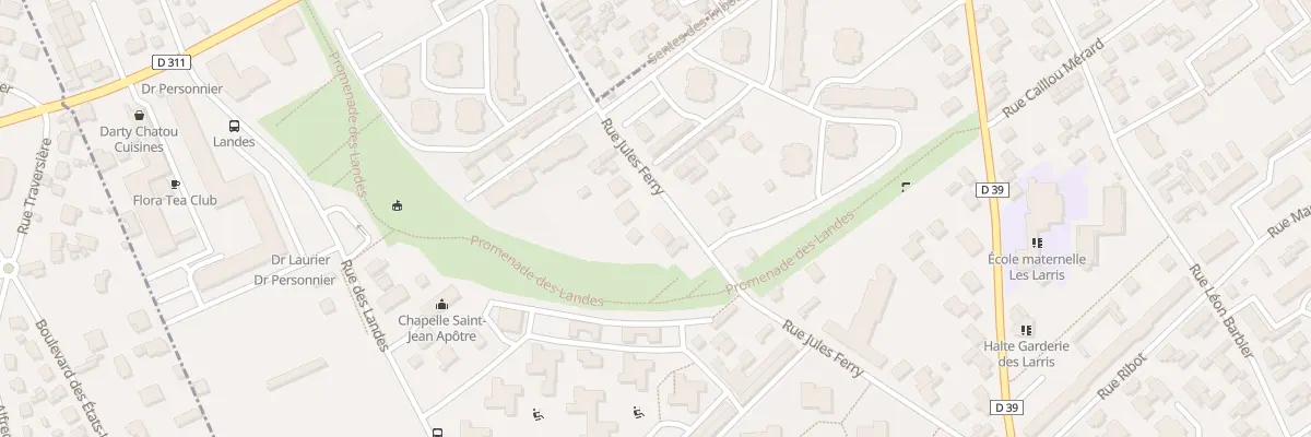 Plan du 45 Rue Jules Ferry à Chatou