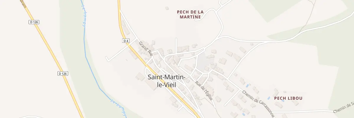 Plan du 1 Imp de l’Horloge à Saint-Martin-le-Vieil