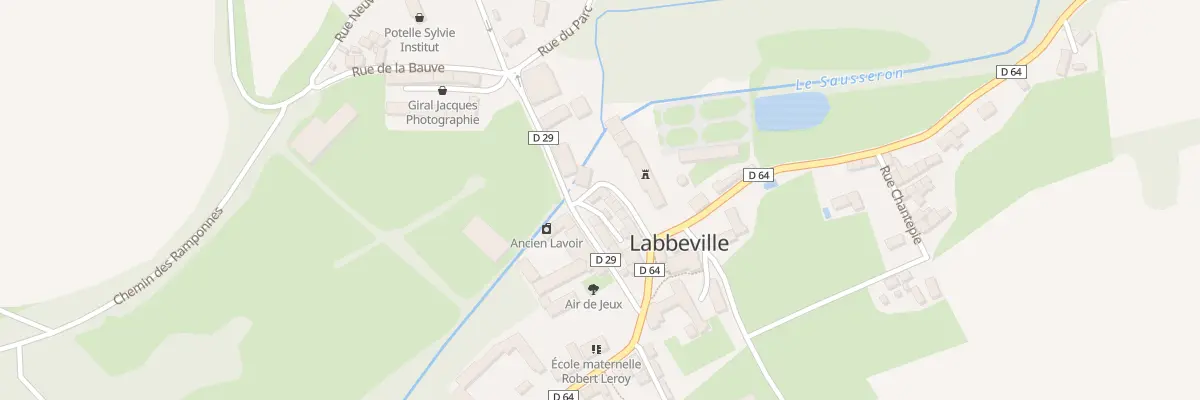 Plan du 1 Imp du Moulin à Labbeville