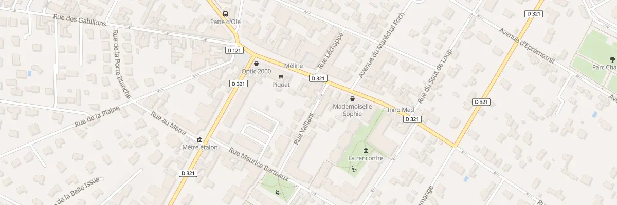 Plan du 6 Rue Vaillant à Croissy-sur-Seine