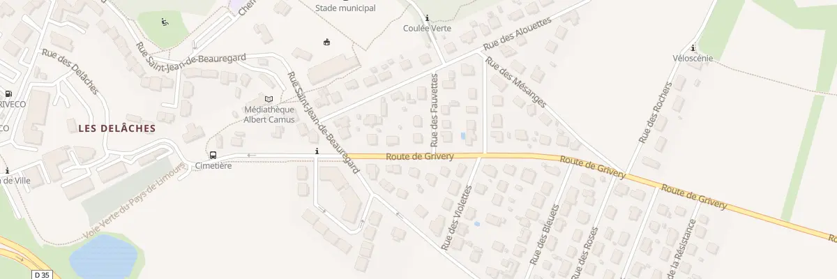 Plan du 1 Rue des Fauvettes à Gometz-le-Châtel