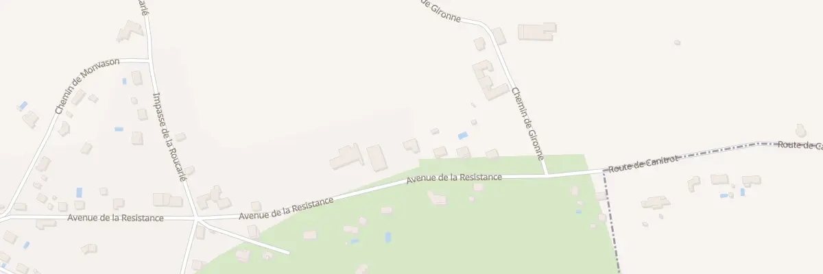 Plan du 61 Av de la Résistance à Monestiés