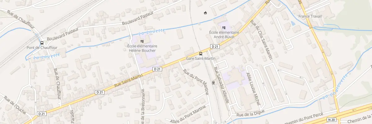 Plan du 31 Rue Saint-Martin à Étampes